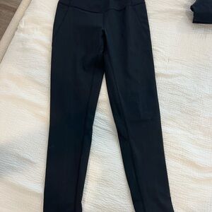 Zella Cropped Black Leggings Slim Fit